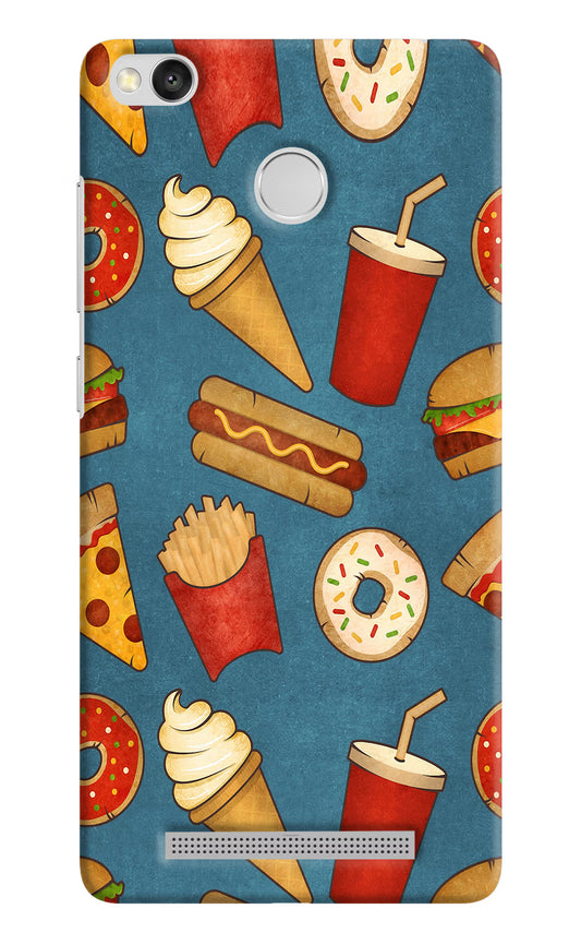 Foodie Redmi 3S Prime Hard Case Back Cover by Casekaro