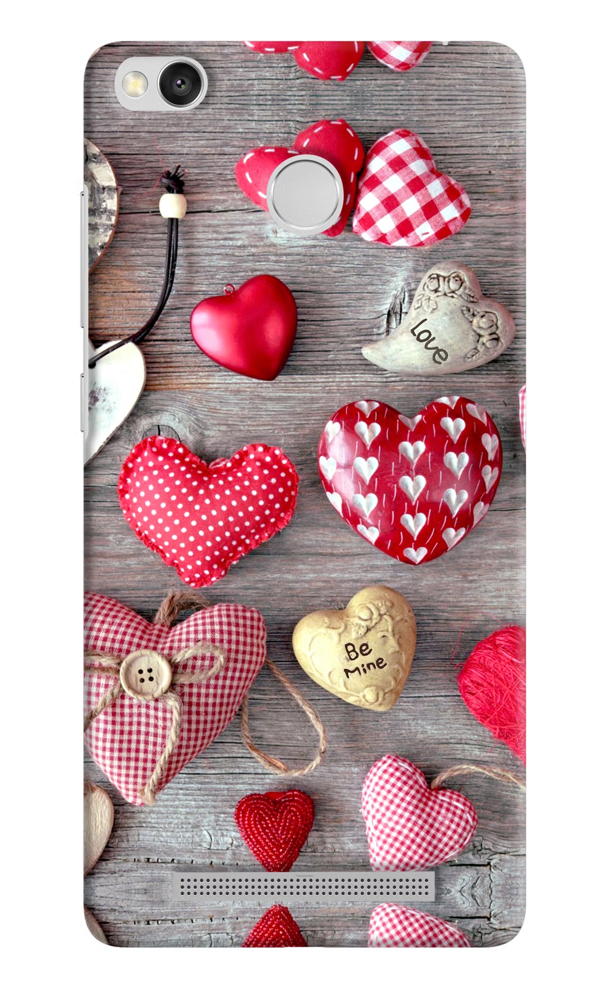 Love Wallpaper Redmi 3S Prime Hard Case Back Cover by Casekaro