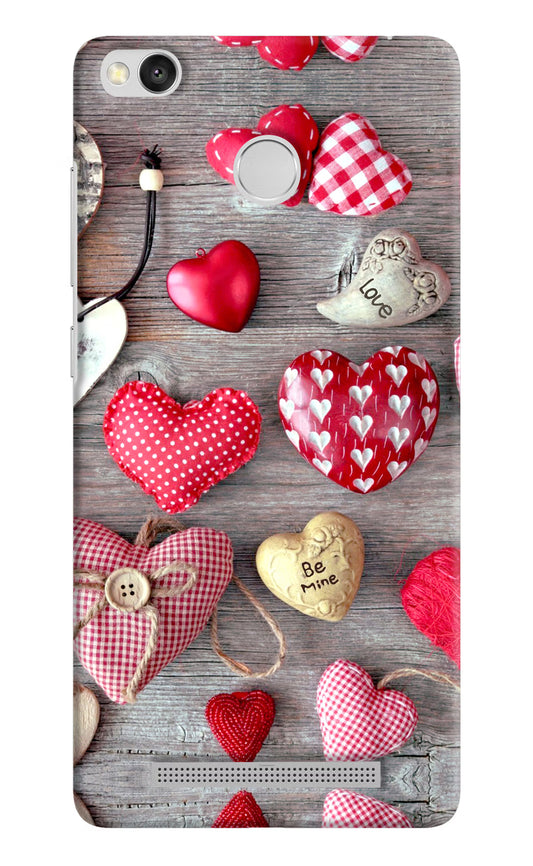 Love Wallpaper Redmi 3S Prime Hard Case Back Cover by Casekaro
