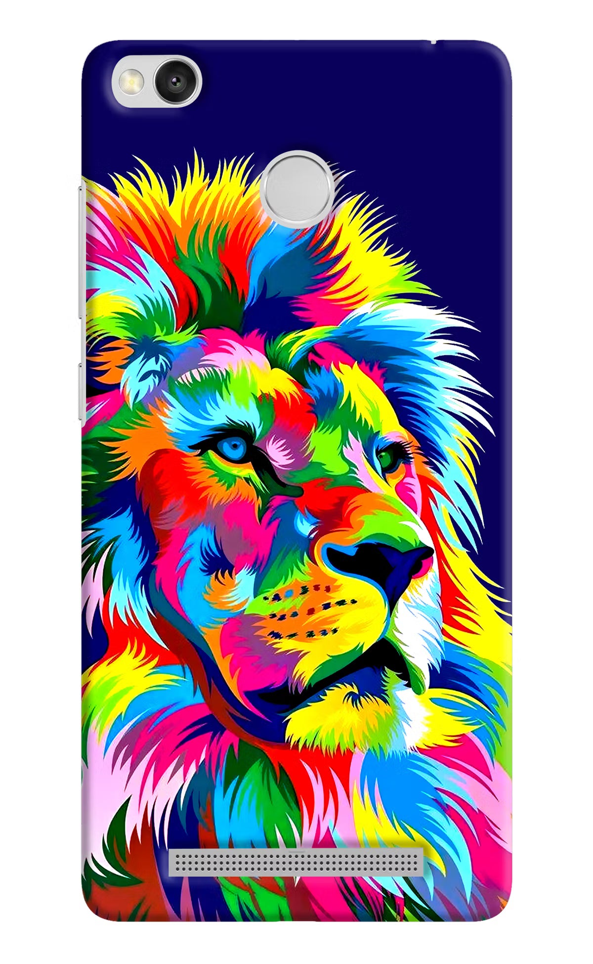 Vector Art Lion Redmi 3S Prime Hard Case Back Cover by Casekaro