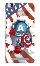 Captain America Redmi 3S Prime Hard Case Back Cover by Casekaro