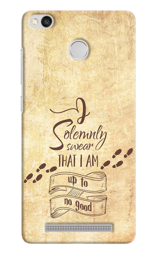 I Solemnly swear that i up to no good Redmi 3S Prime Hard Case Back Cover by Casekaro