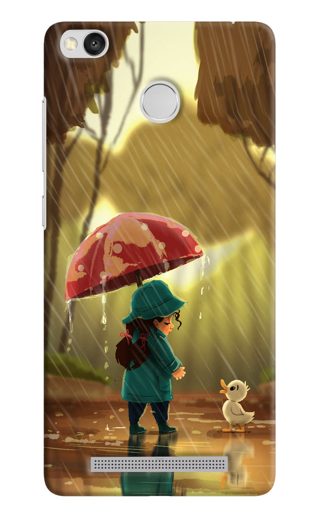 Rainy Day Redmi 3S Prime Hard Case Back Cover by Casekaro