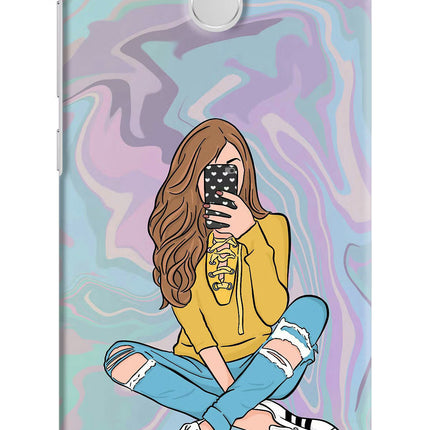 Selfie Girl Redmi 3S Prime Hard Case Back Cover by Casekaro