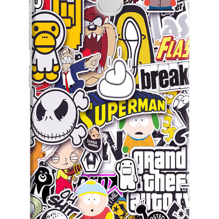 Sticker Bomb Redmi 3S Prime Hard Case Back Cover by Casekaro