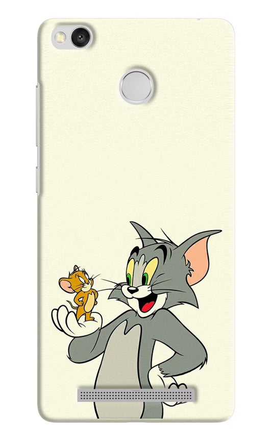 Tom & Jerry Redmi 3S Prime Hard Case Back Cover by Casekaro