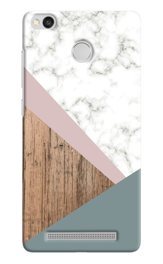 Marble wood Abstract Redmi 3S Prime Hard Case Back Cover by Casekaro