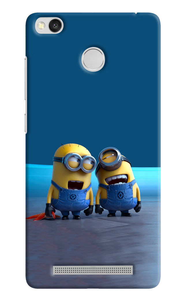 Minion Laughing Redmi 3S Prime Hard Case Back Cover by Casekaro