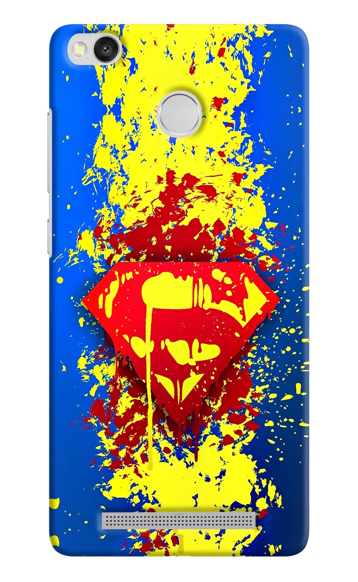 Superman logo Redmi 3S Prime Hard Case Back Cover by Casekaro