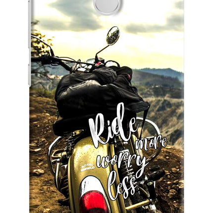 Ride More Worry Less Redmi 3S Prime Hard Case Back Cover by Casekaro