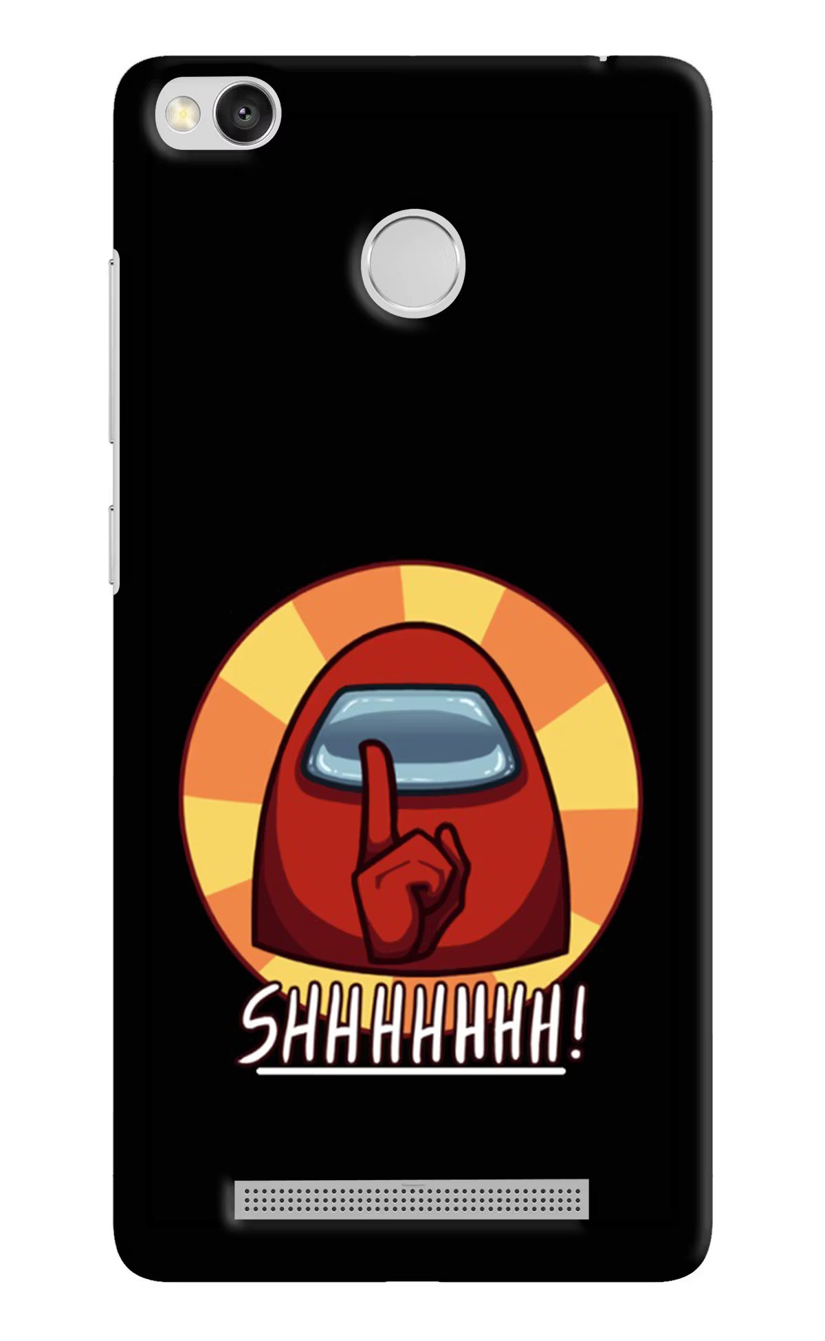 Among Us Shhh! Redmi 3S Prime Hard Case Back Cover by Casekaro