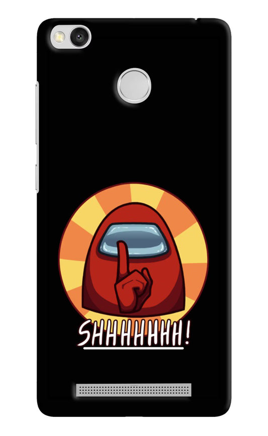 Among Us Shhh! Redmi 3S Prime Hard Case Back Cover by Casekaro