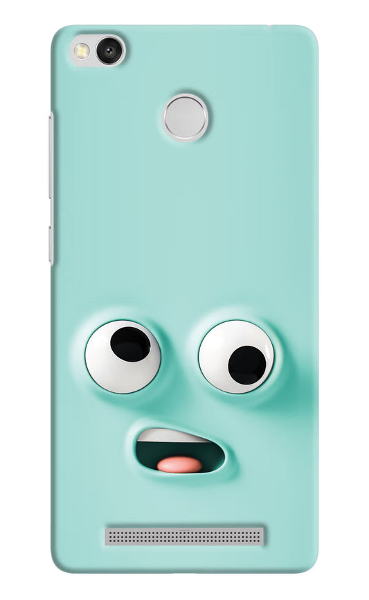Funny Cartoon Redmi 3S Prime Hard Case Back Cover by Casekaro