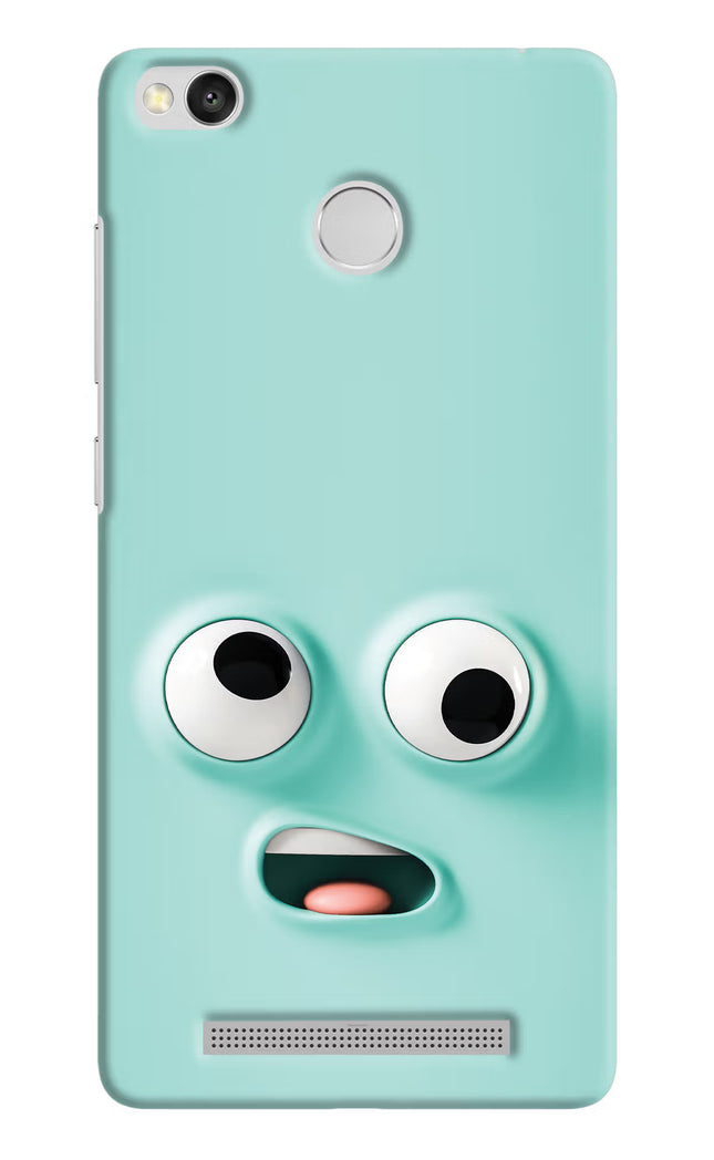 Funny Cartoon Redmi 3S Prime Hard Case Back Cover by Casekaro