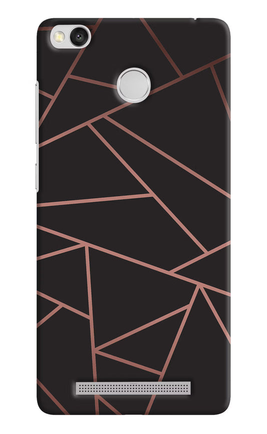 Geometric Pattern Redmi 3S Prime Hard Case Back Cover by Casekaro