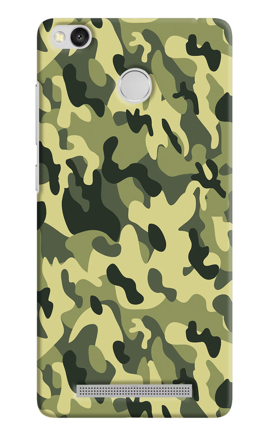Camouflage Redmi 3S Prime Hard Case Back Cover by Casekaro