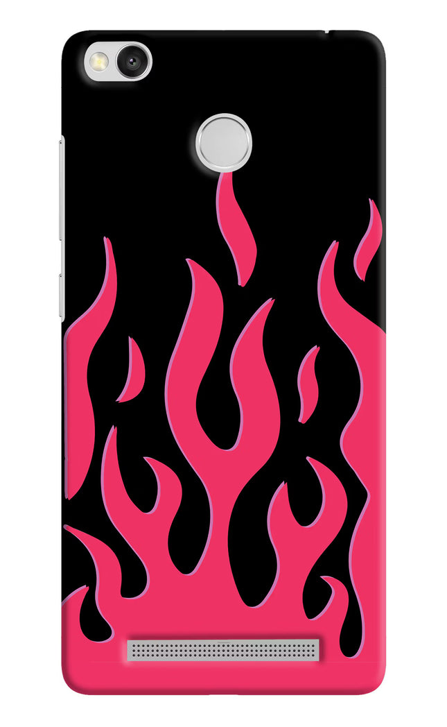 Fire Flames Redmi 3S Prime Hard Case Back Cover by Casekaro