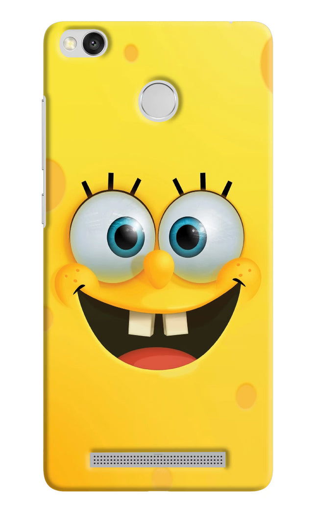 Sponge 1 Redmi 3S Prime Hard Case Back Cover by Casekaro
