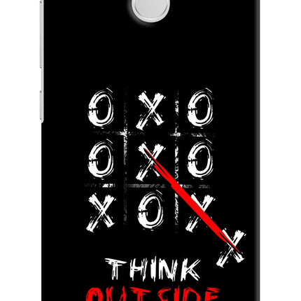 Think out of the BOX Redmi 3S Prime Hard Case Back Cover by Casekaro