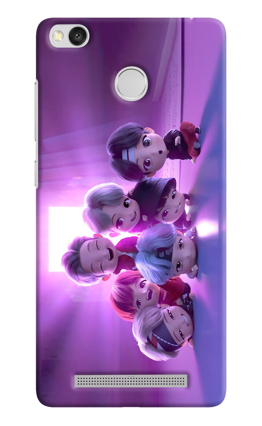 BTS Chibi Redmi 3S Prime Back Cover, Hard case