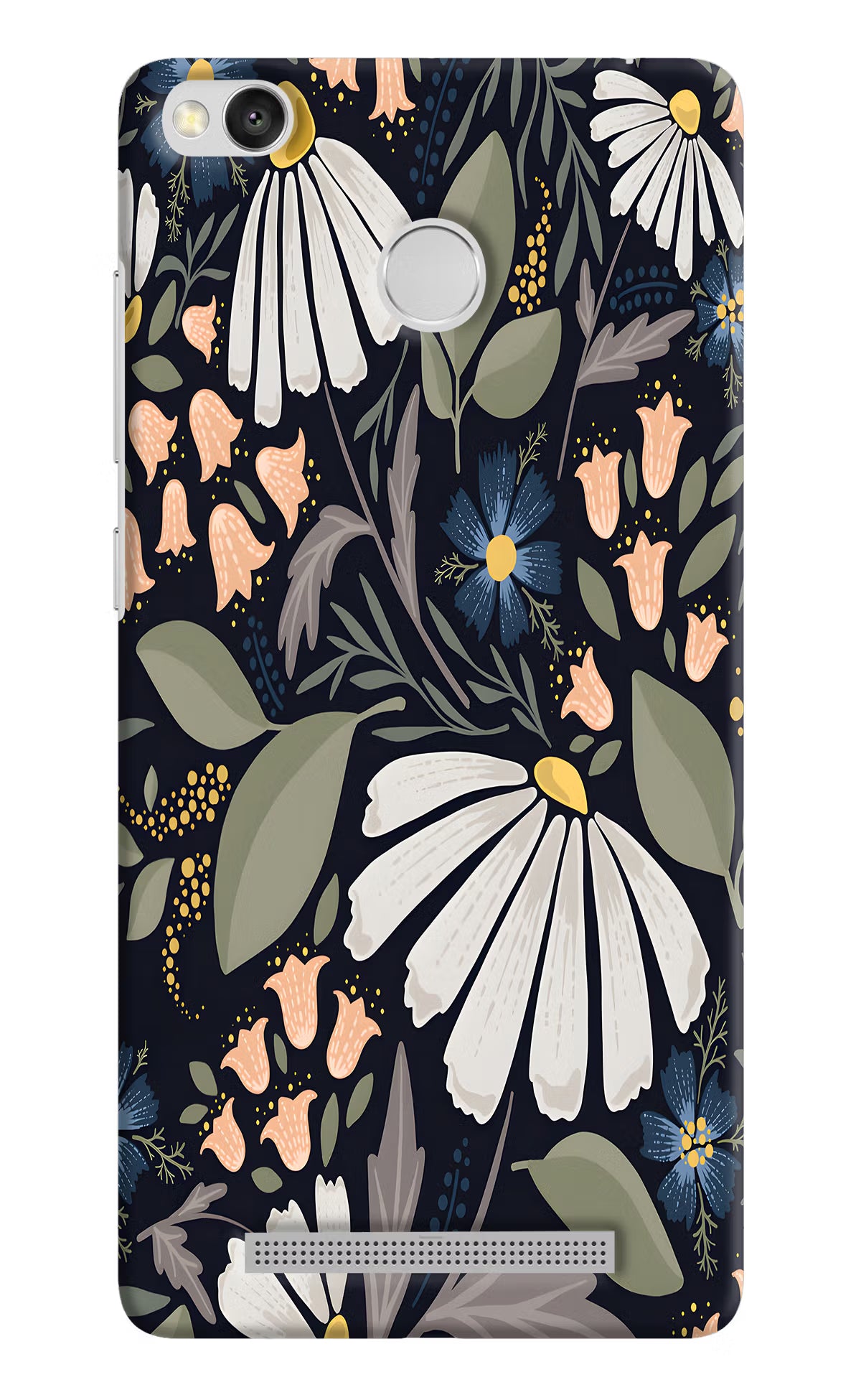 Flowers Art Redmi 3S Prime Hard Case Back Cover by Casekaro