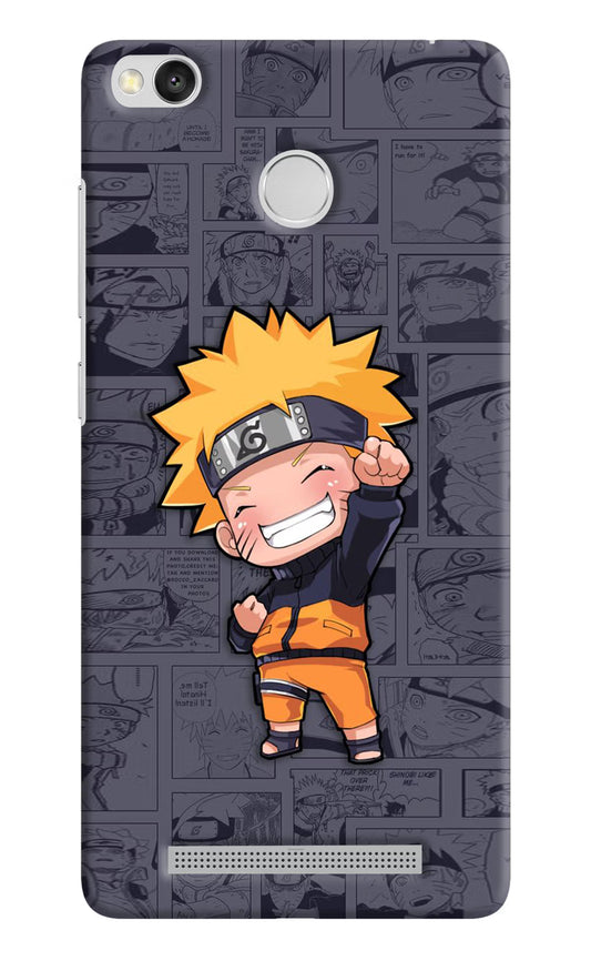 Chota Naruto Redmi 3S Prime Hard Case Back Cover by Casekaro