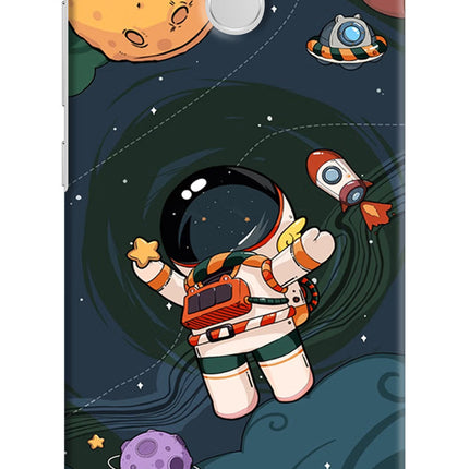 Cartoon Astronaut Redmi 3S Prime Hard Case Back Cover by Casekaro