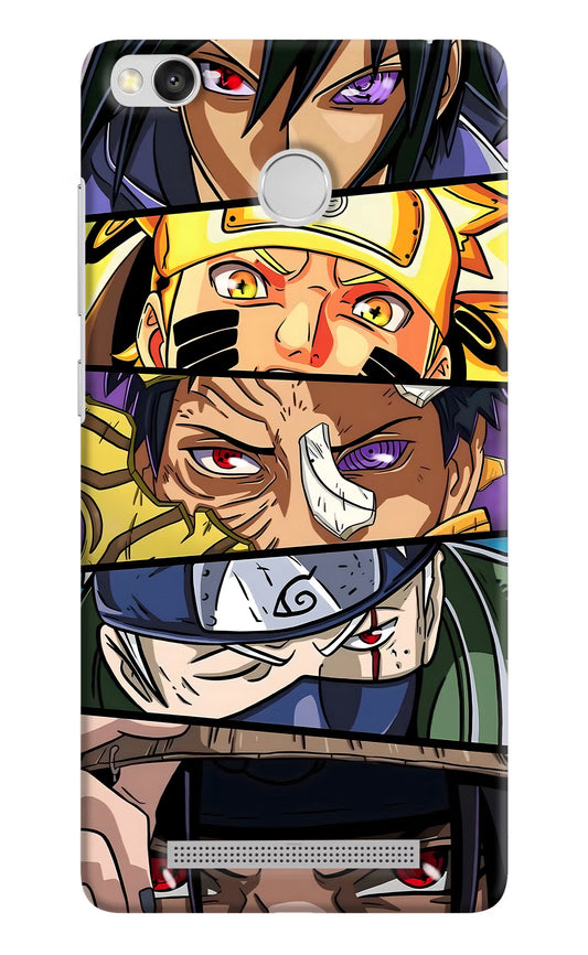 Naruto Character Redmi 3S Prime Hard Case Back Cover by Casekaro