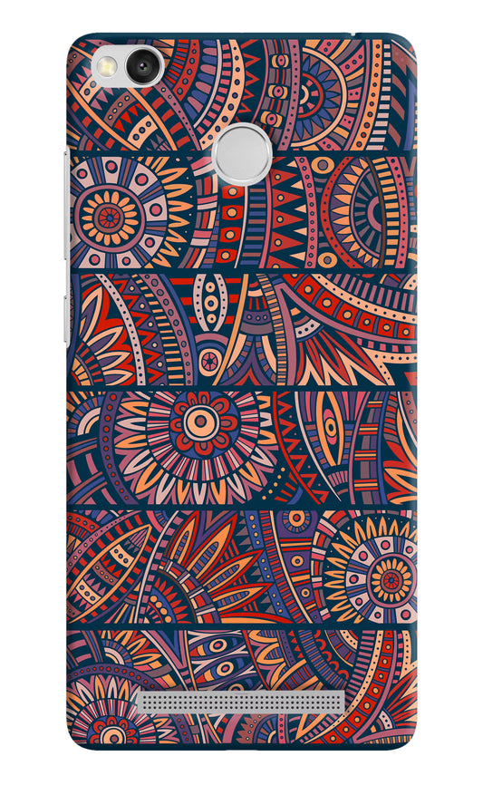 African Culture Design Redmi 3S Prime Hard Case Back Cover by Casekaro