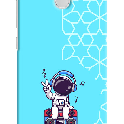 Cute Astronaut Chilling Redmi 3S Prime Hard Case Back Cover by Casekaro