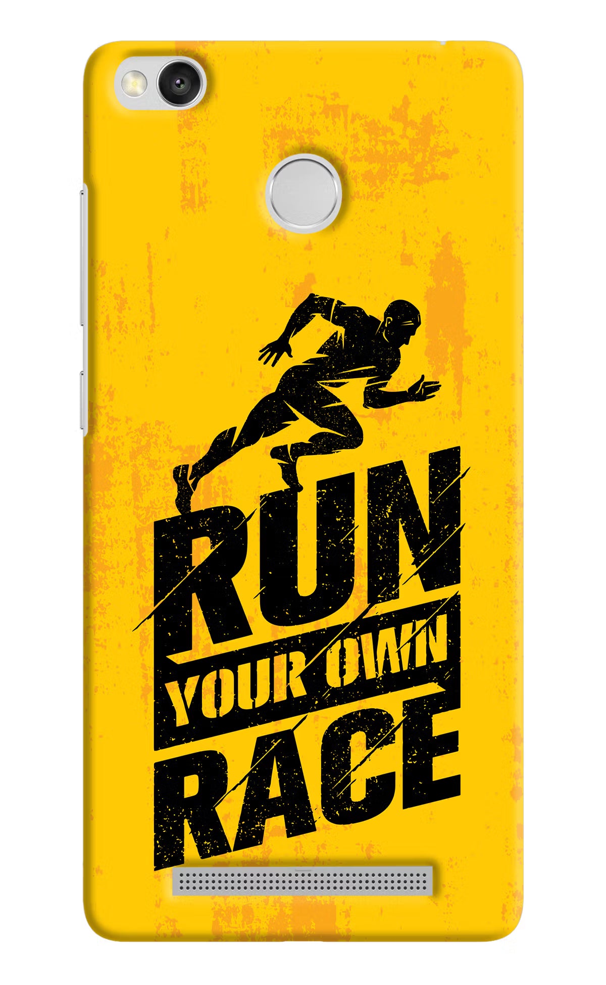 Run Your Own Race Redmi 3S Prime Hard Case Back Cover by Casekaro