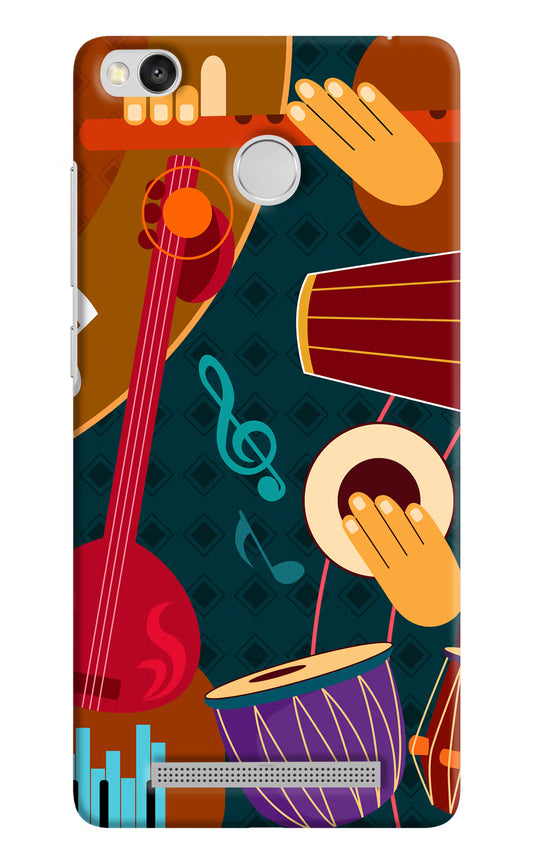 Music Instrument Redmi 3S Prime Hard Case Back Cover by Casekaro