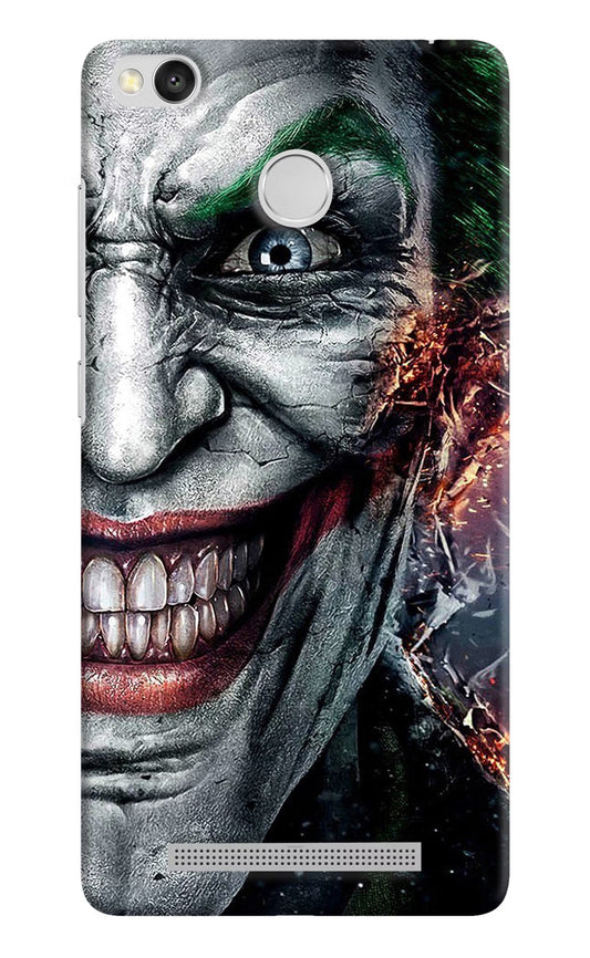 Joker Cam Redmi 3S Prime Hard Case Back Cover by Casekaro