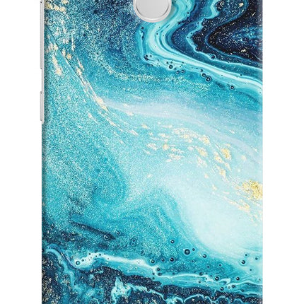 Blue Glitter Marble Redmi 3S Prime Hard Case Back Cover by Casekaro