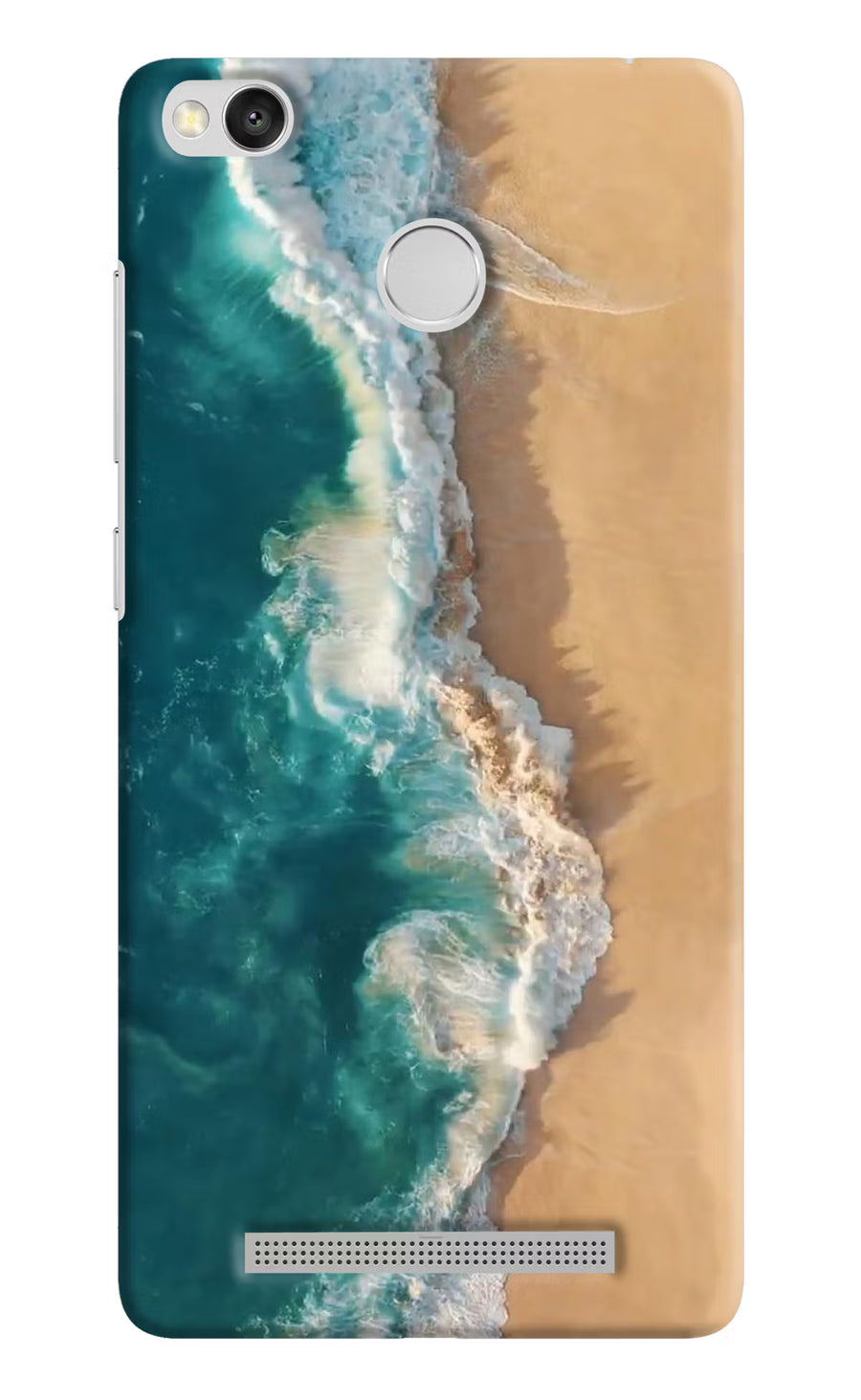 Ocean Beach Redmi 3S Prime Back Cover, Hard case