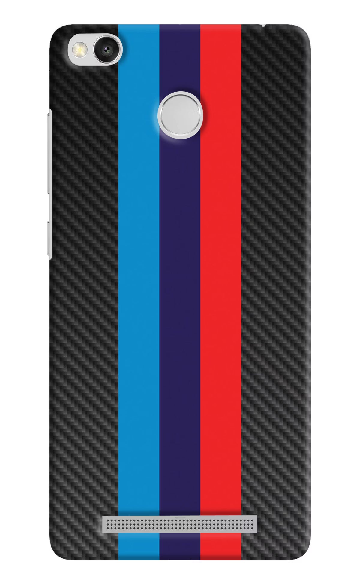 BMW Stripes Pattern Redmi 3S Prime Hard Case Back Cover by Casekaro
