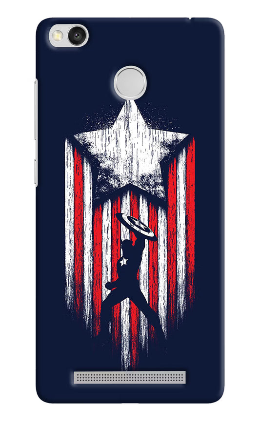 Captain America Marvel Art Redmi 3S Prime Hard Case Back Cover by Casekaro