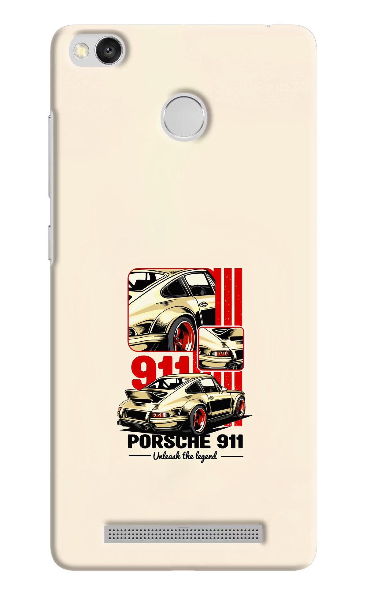 Classic Porsche 911 Redmi 3S Prime Hard Case Back Cover by Casekaro
