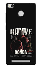 Donda Kanye West Redmi 3S Prime Hard Case Back Cover by Casekaro