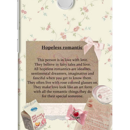 Hopeless Romantic Redmi 3S Prime Hard Case Back Cover by Casekaro