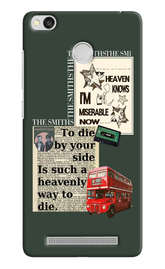 The Smiths Redmi 3S Prime Hard Case Back Cover by Casekaro