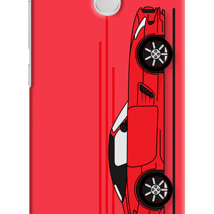 Red Velocity Redmi 3S Prime Hard Case Back Cover by Casekaro