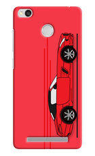 Red Velocity Redmi 3S Prime Hard Case Back Cover by Casekaro