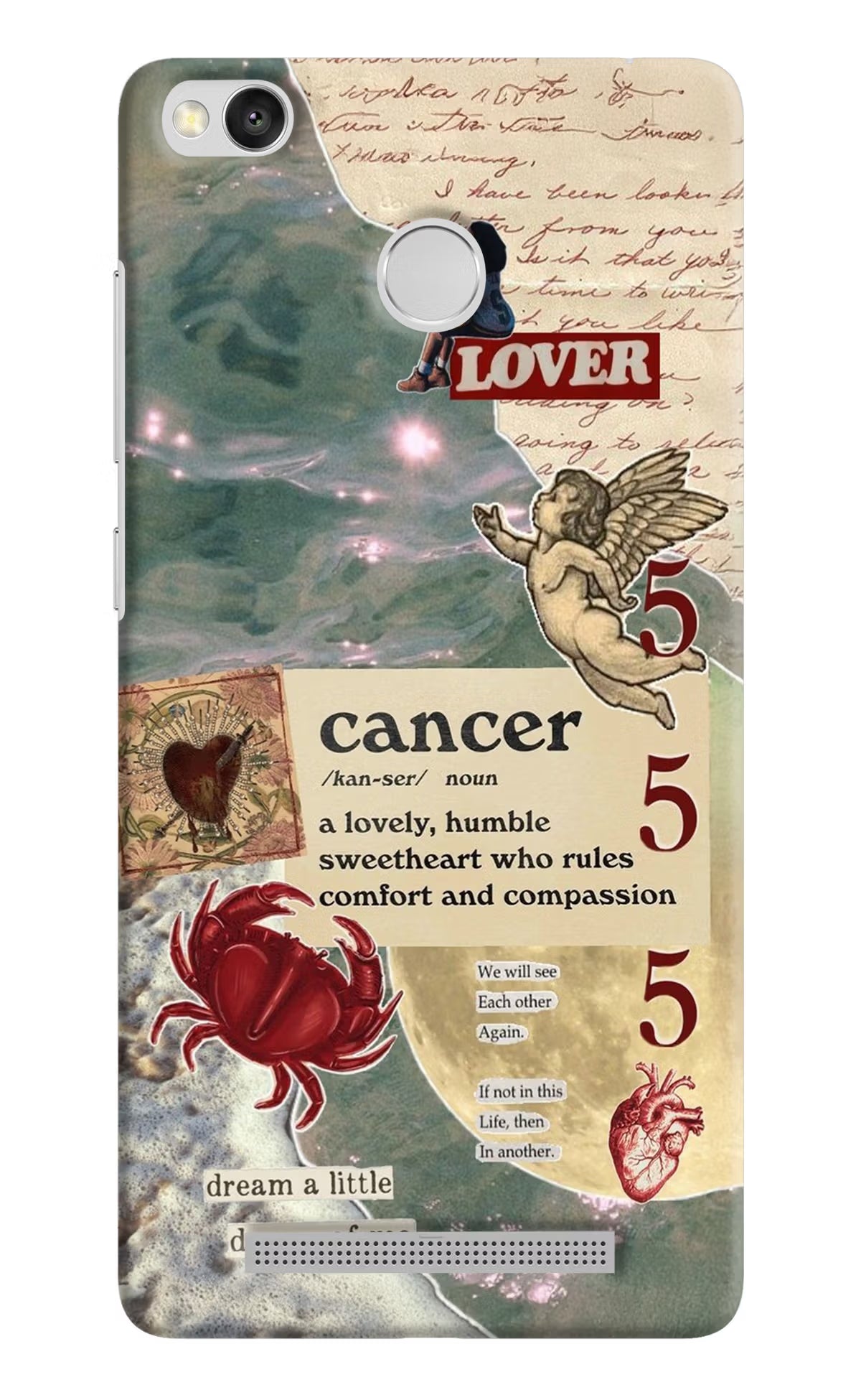 Cancer Zodiac Redmi 3S Prime Hard Case Back Cover by Casekaro