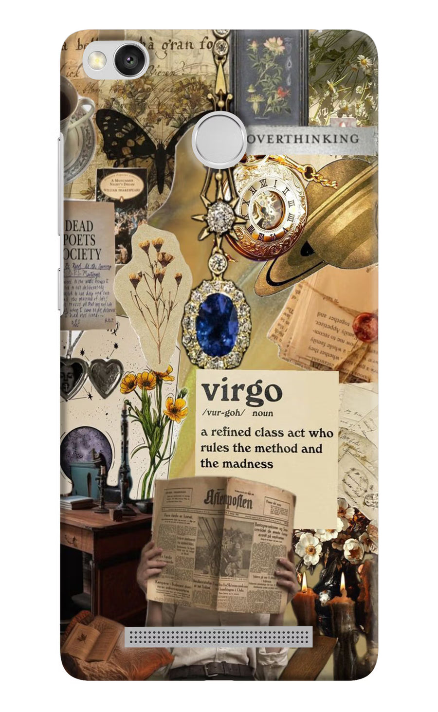 Virgo Zodiac Redmi 3S Prime Back Cover, Hard case