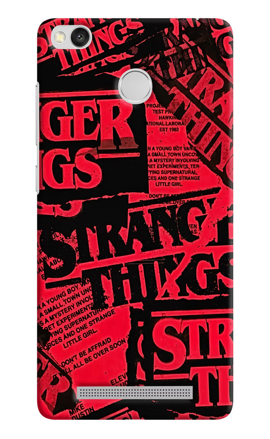 Ordinary Things Redmi 3S Prime Hard Case Back Cover by Casekaro