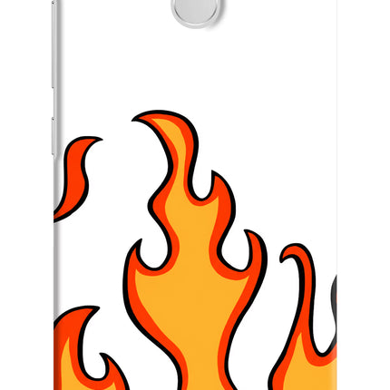 Fired Up – White Redmi 3S Prime Hard Case Back Cover by Casekaro