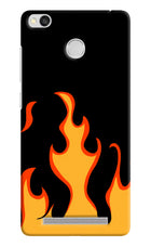 Fired Up – Black Redmi 3S Prime Hard Case Back Cover by Casekaro