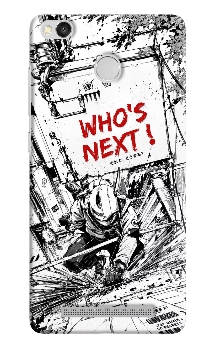 Who's Next Redmi 3S Prime Back Cover, Hard case
