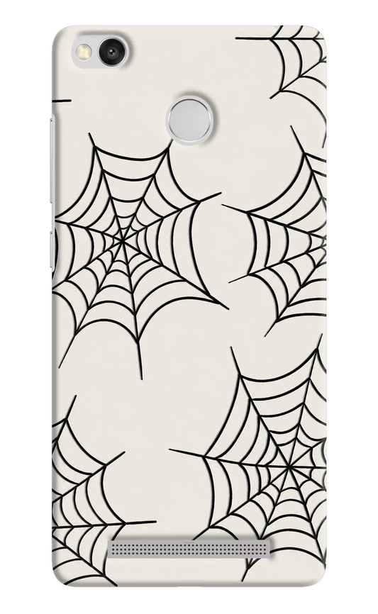 Spider Web Redmi 3S Prime Hard Case Back Cover by Casekaro